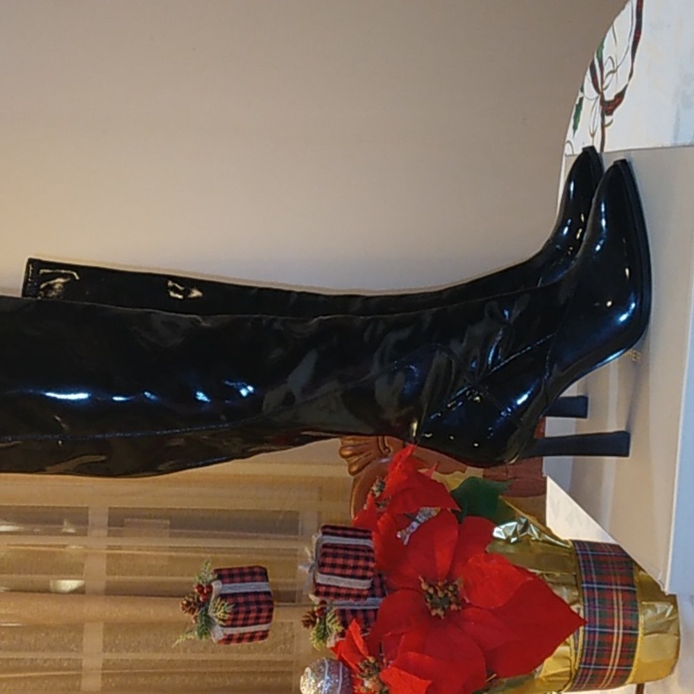 Marc Fisher Black Heeled Boots